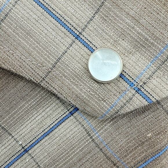 VTG RockCreek Ranch Mens 17.5 Western Pearl Snap Button Shirt Lightweight Poly - Picture 6 of 7